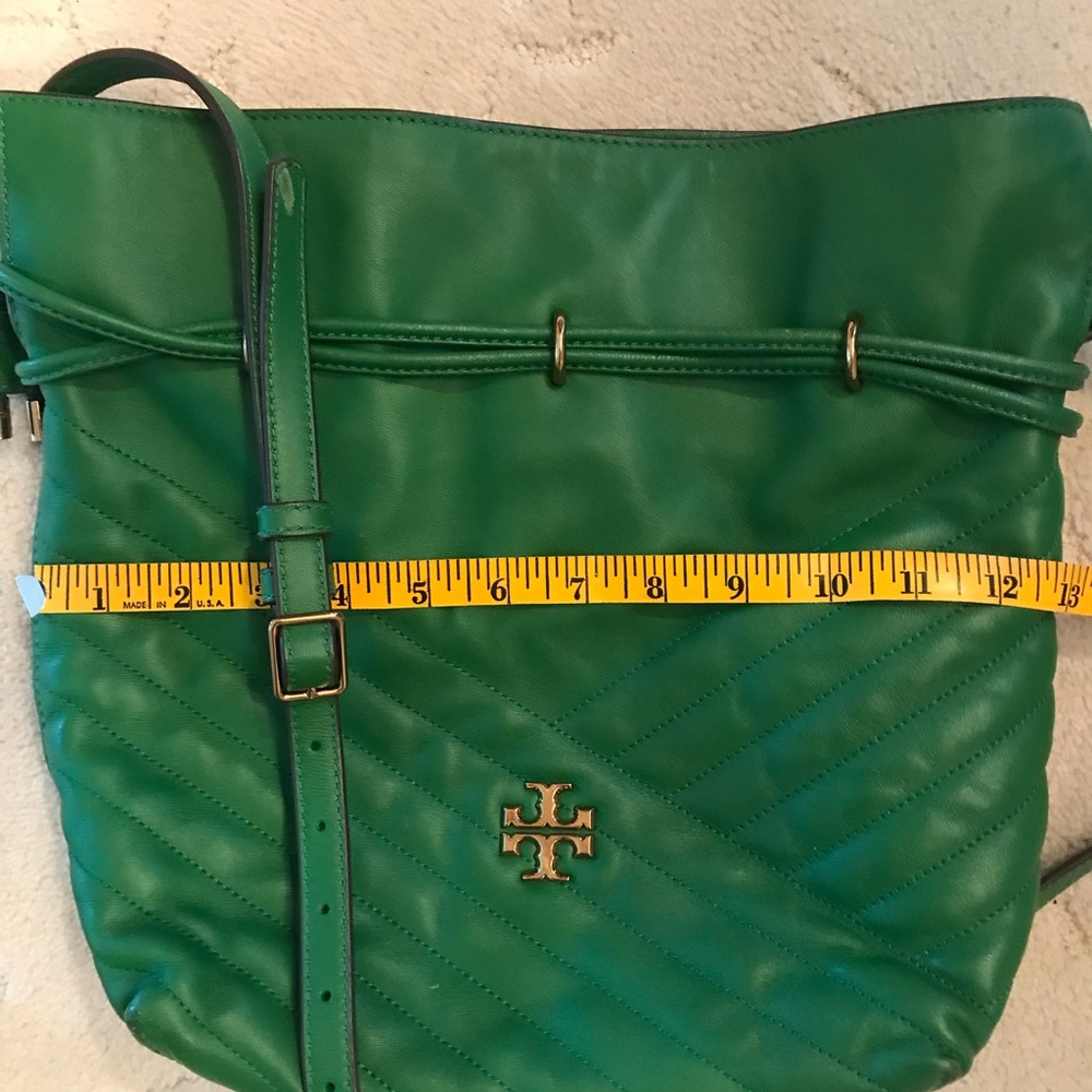Authentic Tory Burch emerald green shoulder bag - Picture 6 of 12